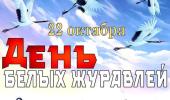 День белых журавлей!